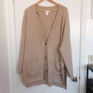 HM oversized cardigan